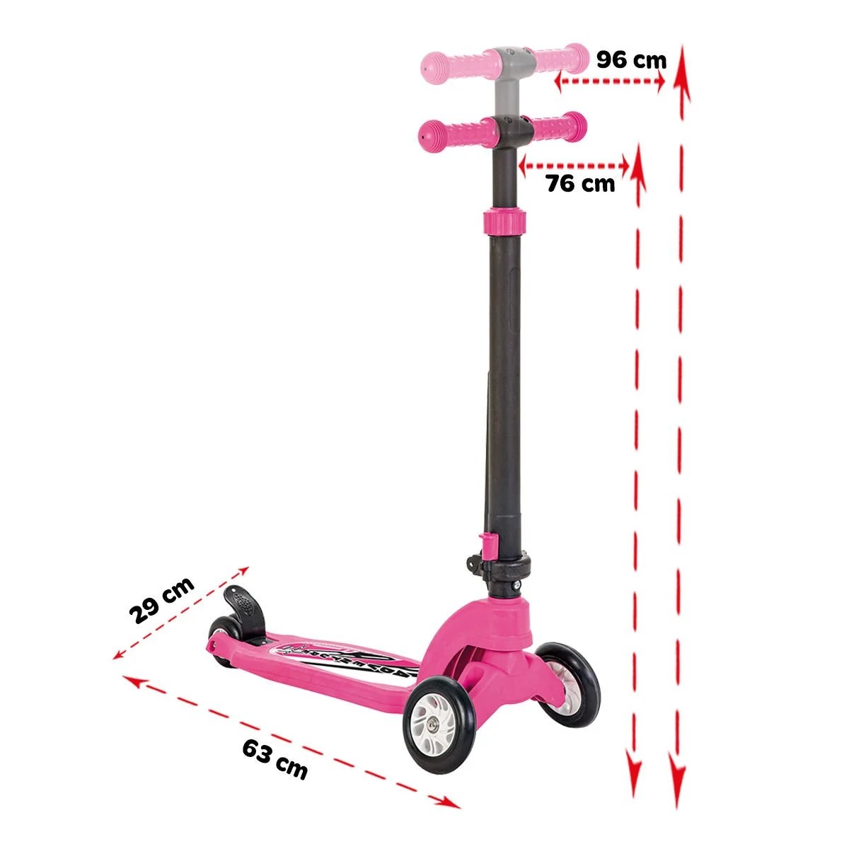 PİLSAN ADVENTURE SCOOTER PEMBE
