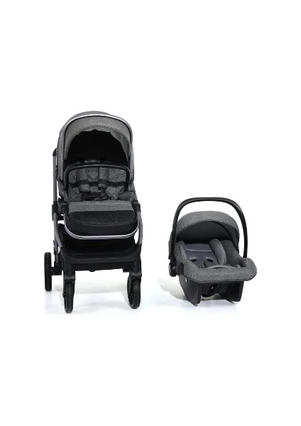 DUUX PRO MAX TRAVEL SİSTEM BEBEK ARABASI GREY