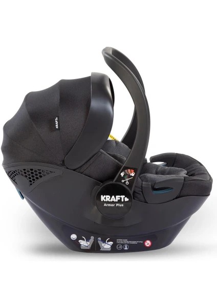  Kraft Armor Plus 0-13 kg Oto Koltuğu - Siyah 