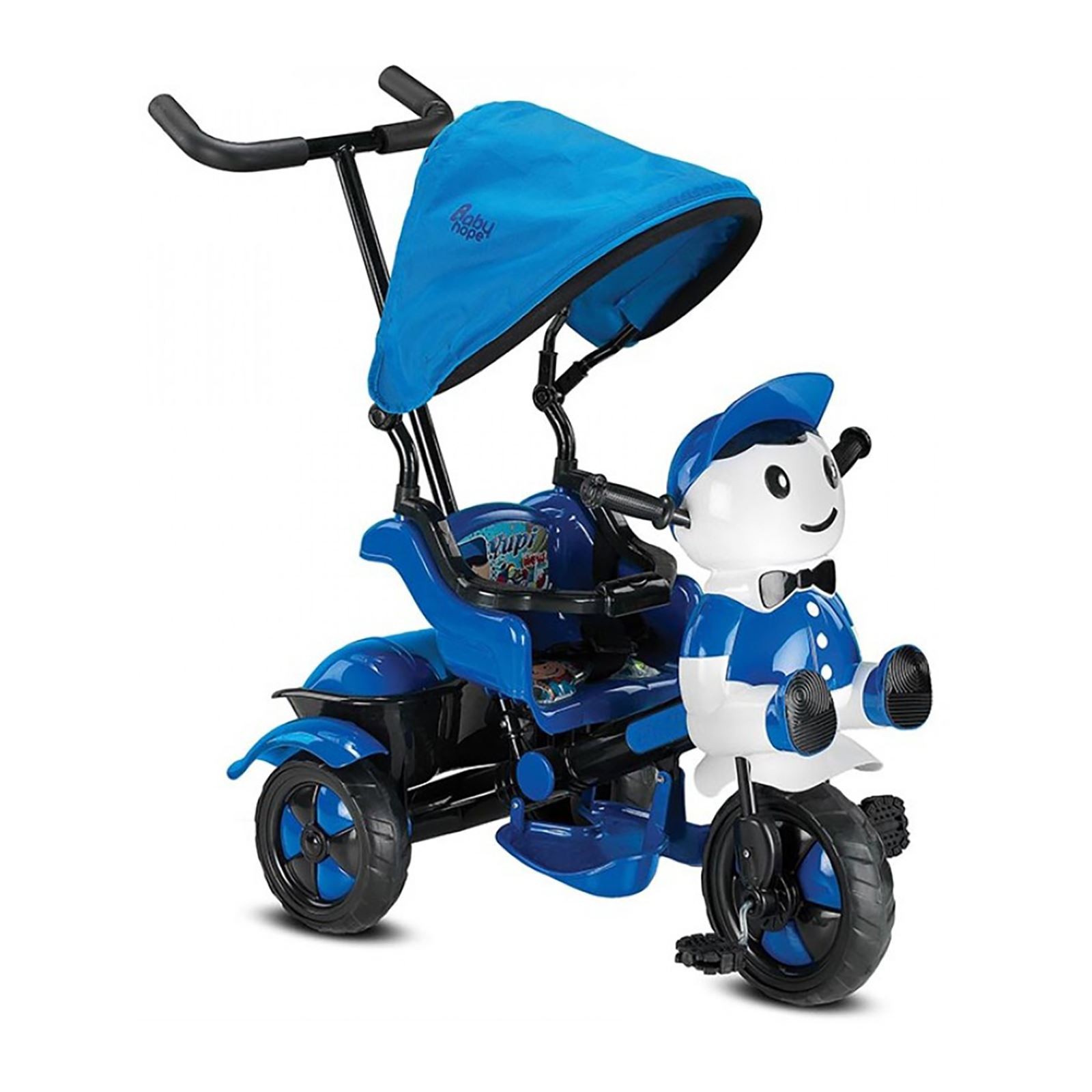 BABYHOPE YUPİ TRİYCLE ÜÇ TEKERLEKLİ BİSİKLET MAVİ