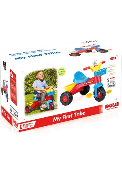  Dolu İlk Bisikletim 3 Tekerlekli 