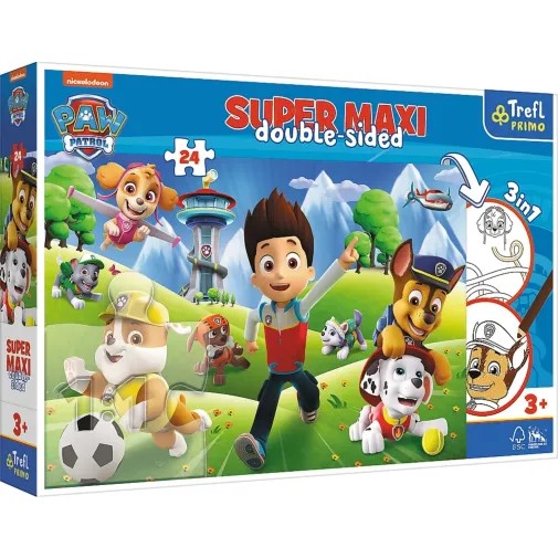 Trefl 24 Parça Süper Puzzle Maxi Paw Patrol