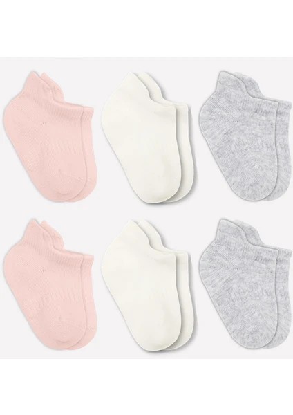 Bistyle 6'lı Sneakers Bebek Çorabı