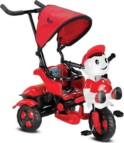 BABYHOPE YUPİ TRİYCLE ÜÇ TEKERLEKLİ BİSİKLET KIRMIZI-SİYAH