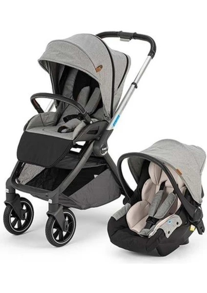  Kanz easyGo Ödüllü Travel Sistem Bebek Arabası Gri 