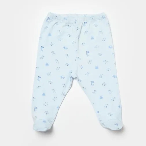 Bibaby Unisex Organik 3Lü Takım Sweet Friends Mavi