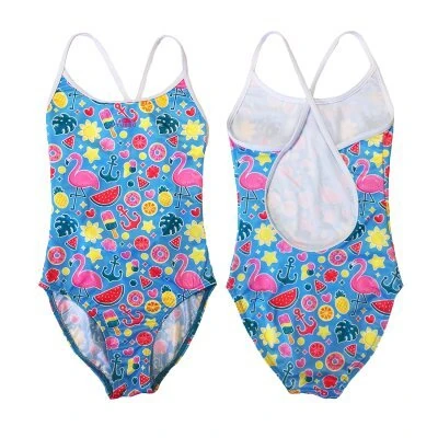 Turbo Kız Çocuk Mayo SANDI Gökyüzü Mavisi