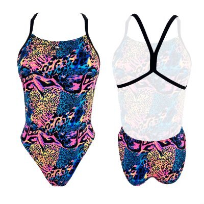TURBO KADIN MAYO SWIMSUIT PATTERN 'ENERGY'  ANIMAL