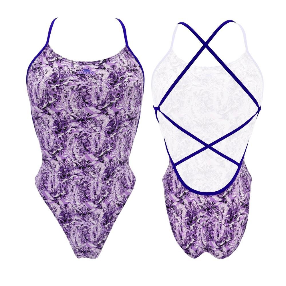 TURBO KADIN MAYO 'SIRENE'  LILAC-PAISLEY Violet
