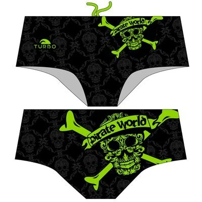 TURBO TRUNK FRANCE 14cm. PIRATE WORLD Siyah