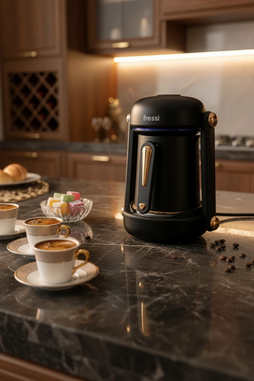 FR-TK205 İmpera Türk Kahve Makinesi 5 Fincan Kapasiteli Sesli Uyarı Sistemi