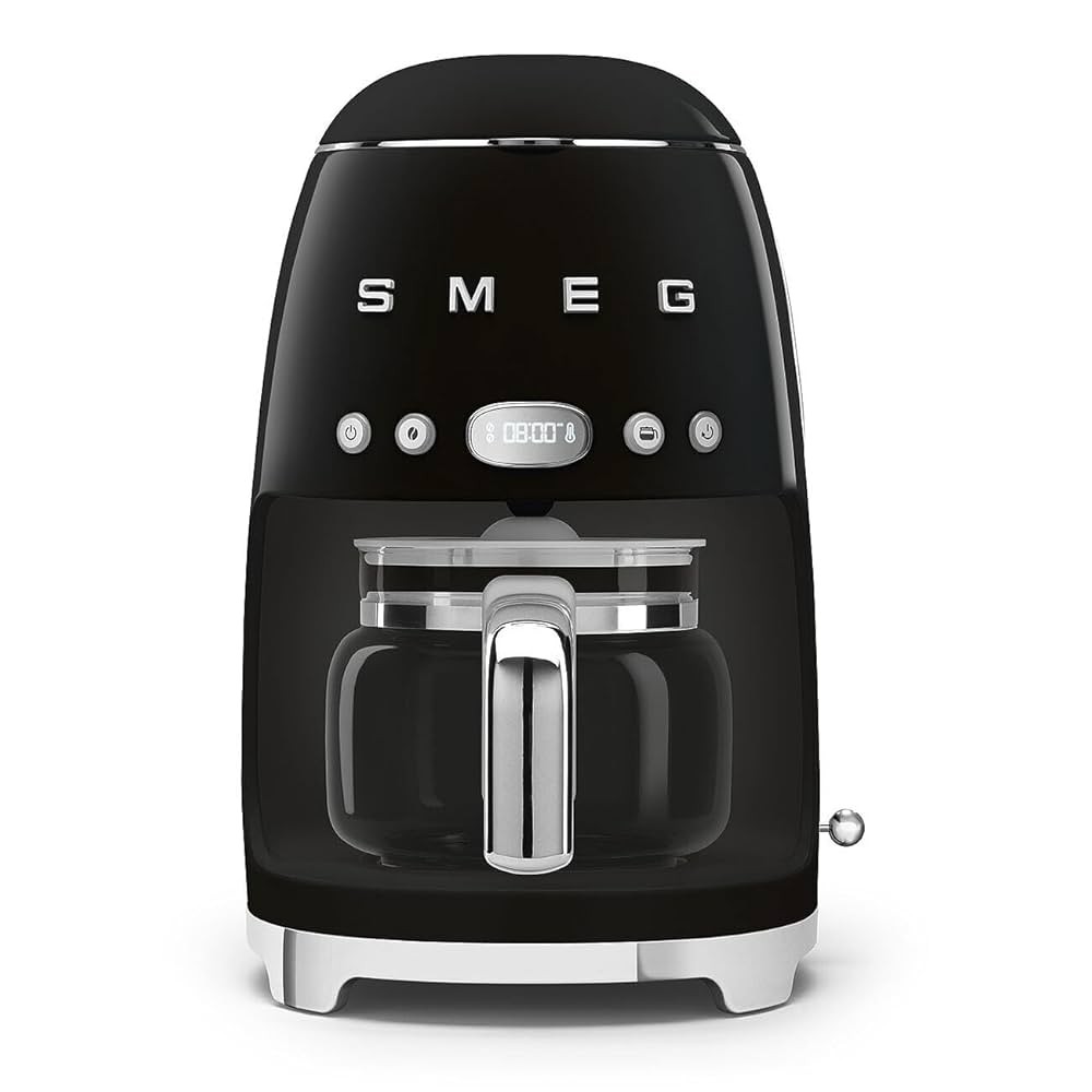 Smeg 50'S Style Retro Siyah Dcf02bleu Filtre Kahve Makinesi