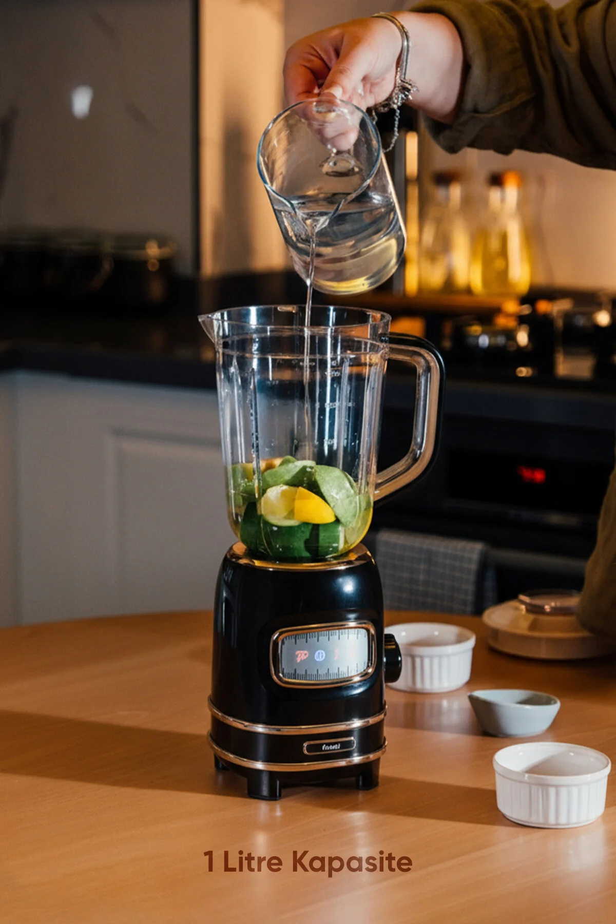 Kişisel Blender Seti Öğütücülü Smoothie Şişeli Blender 1,0 Litre Blendir Seti Fr-bl01 Retroblend