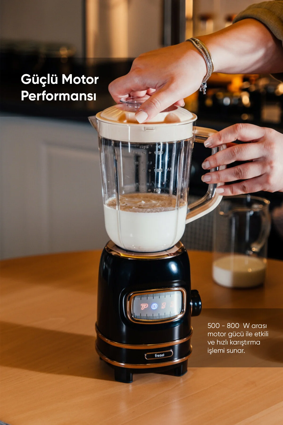 Kişisel Blender Seti Öğütücülü Smoothie Şişeli Blender 1,0 Litre Blendir Seti Fr-bl01 Retroblend