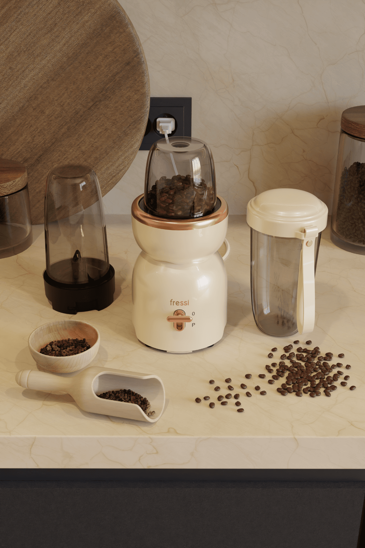 Öğütücülü Çift Şişeli Smoothie Blender Seti 400W FR-SBL21 İntenssio