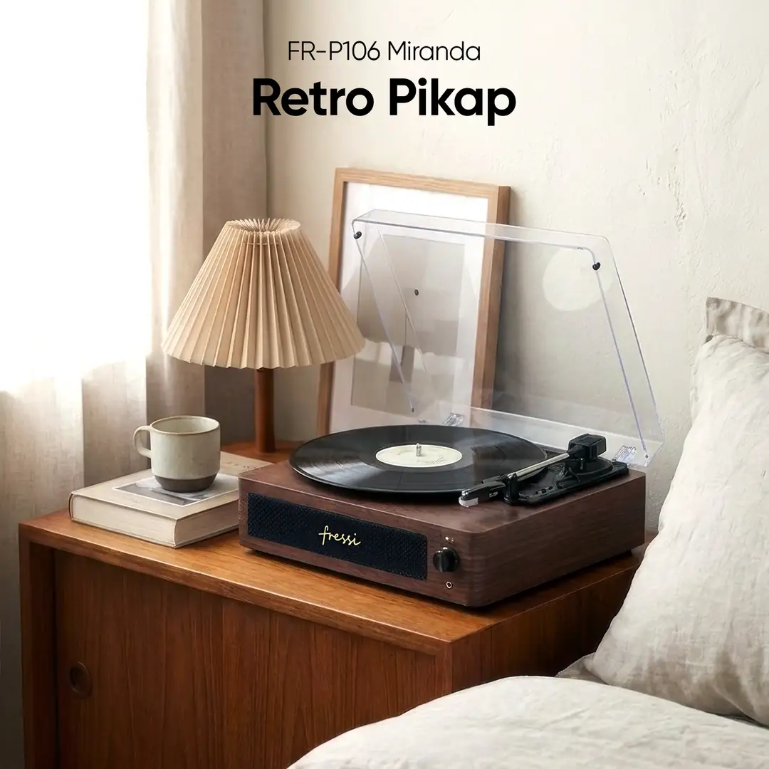 pika♡ FR-P106 Mirada Dahili Hoparlörlü Bluetoothlu Kahverengi Pikap