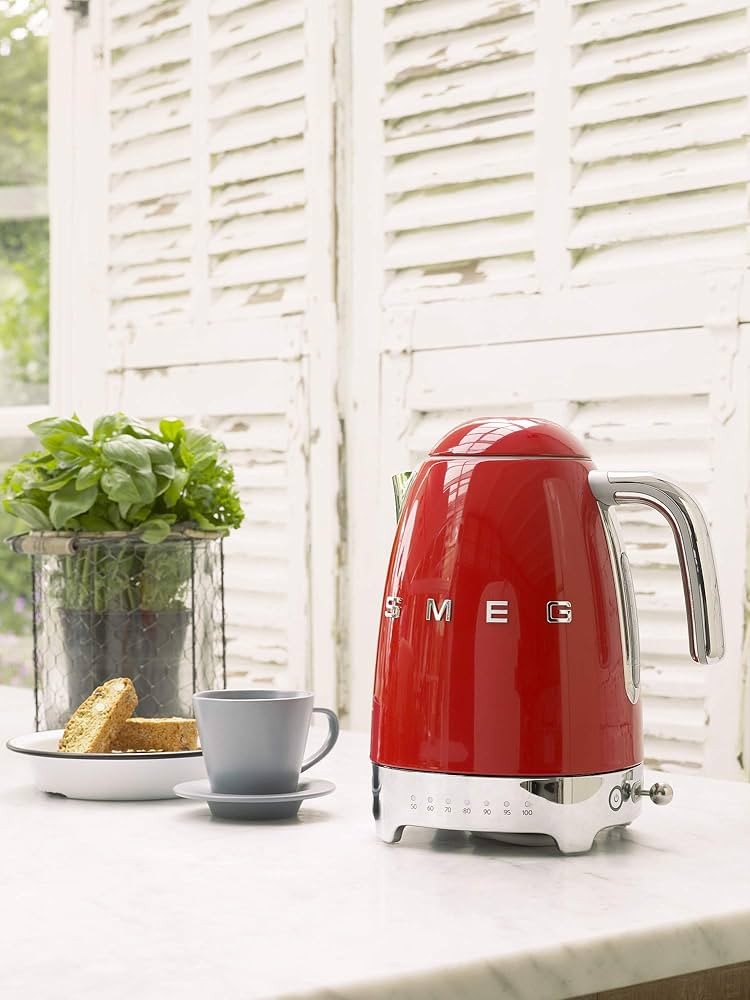 Smeg Isı Ayarlı Klf04rdeu Kırmızı Kettle