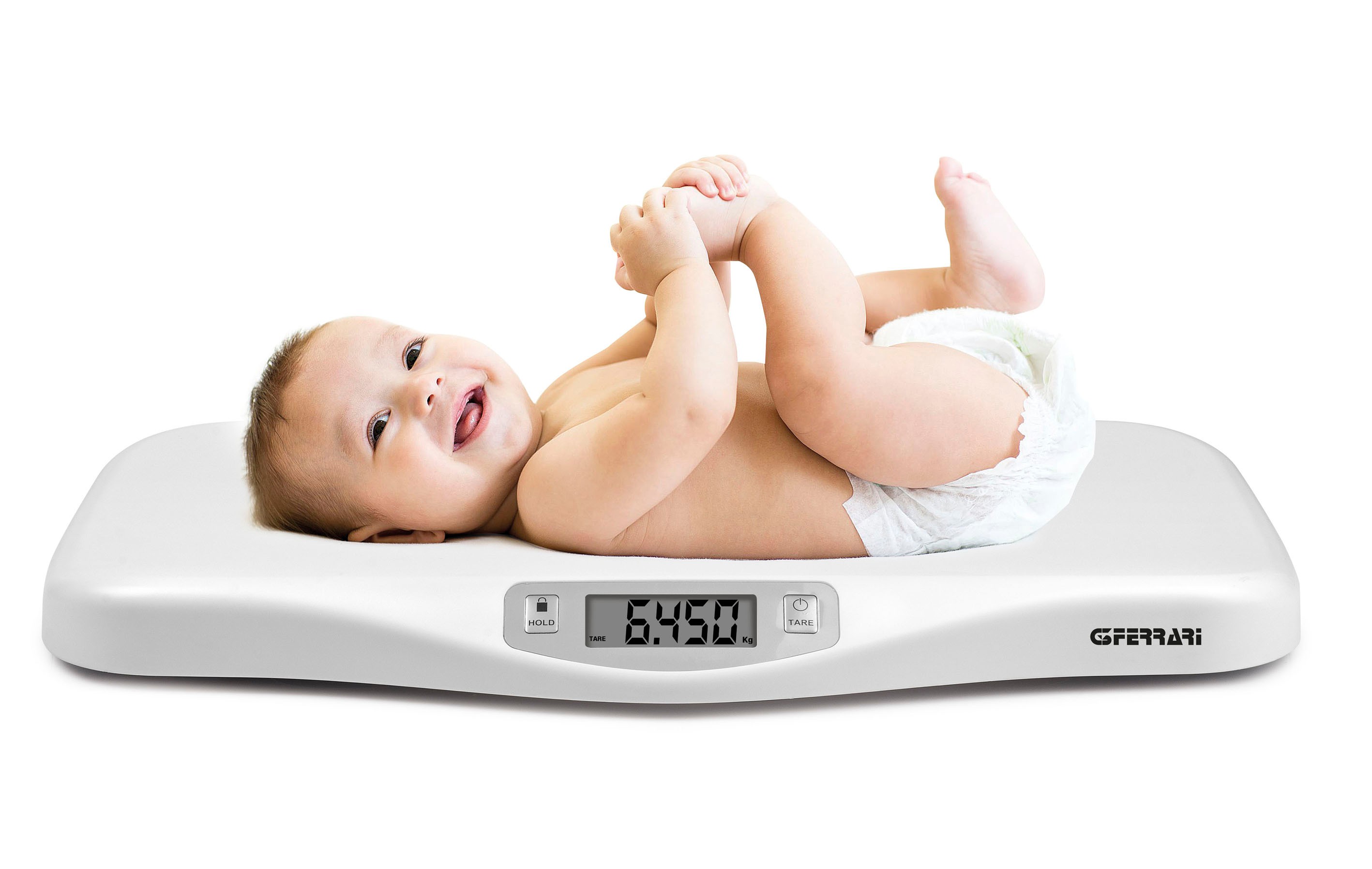 G3ferrari G30021 20 Kg Taşıma Kapasiteli Beyaz Bebek Tartısı