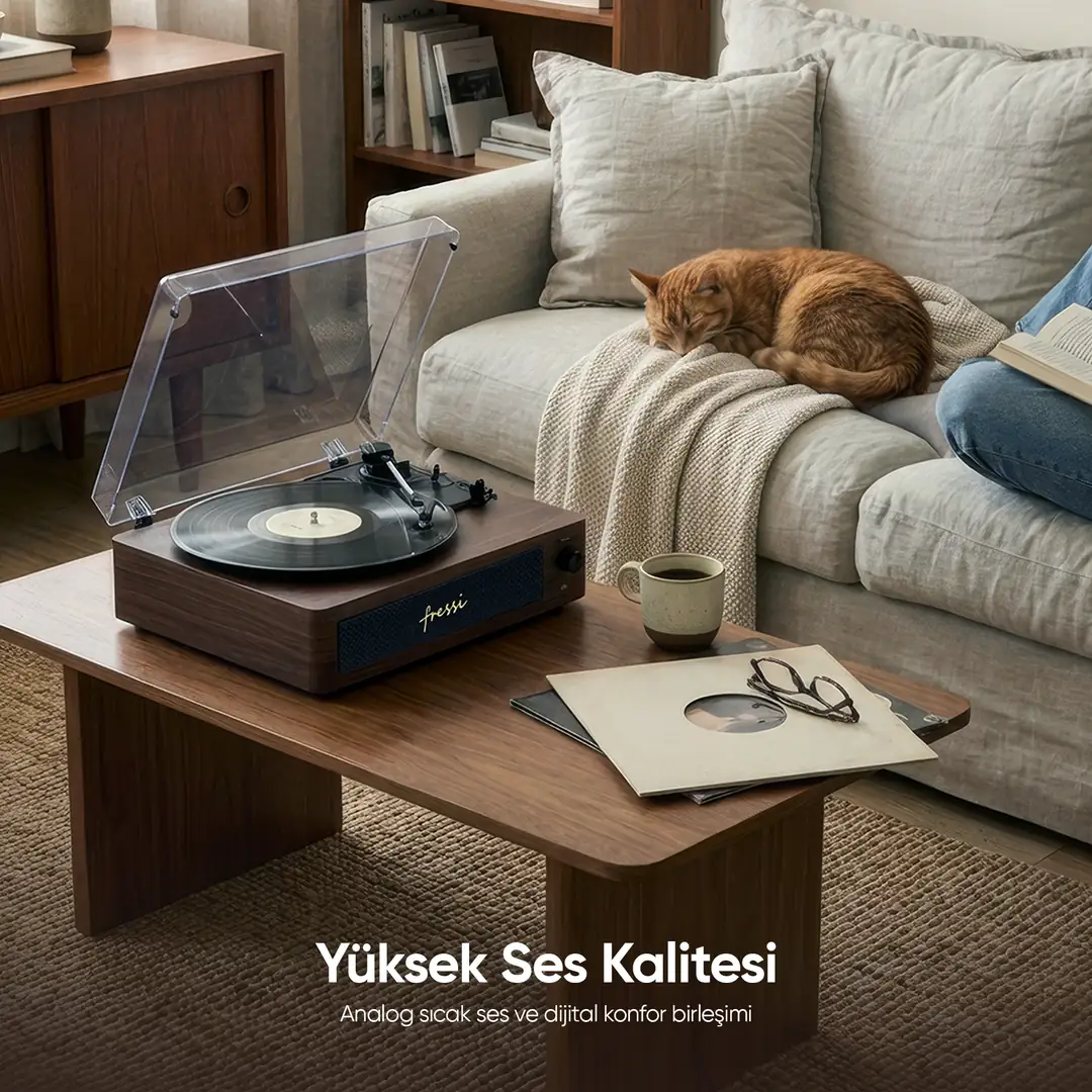 pika♡ CROSLEY Miles Bluetooth Bağlantılı Vintage Görünümlü Pikap Fiyatı