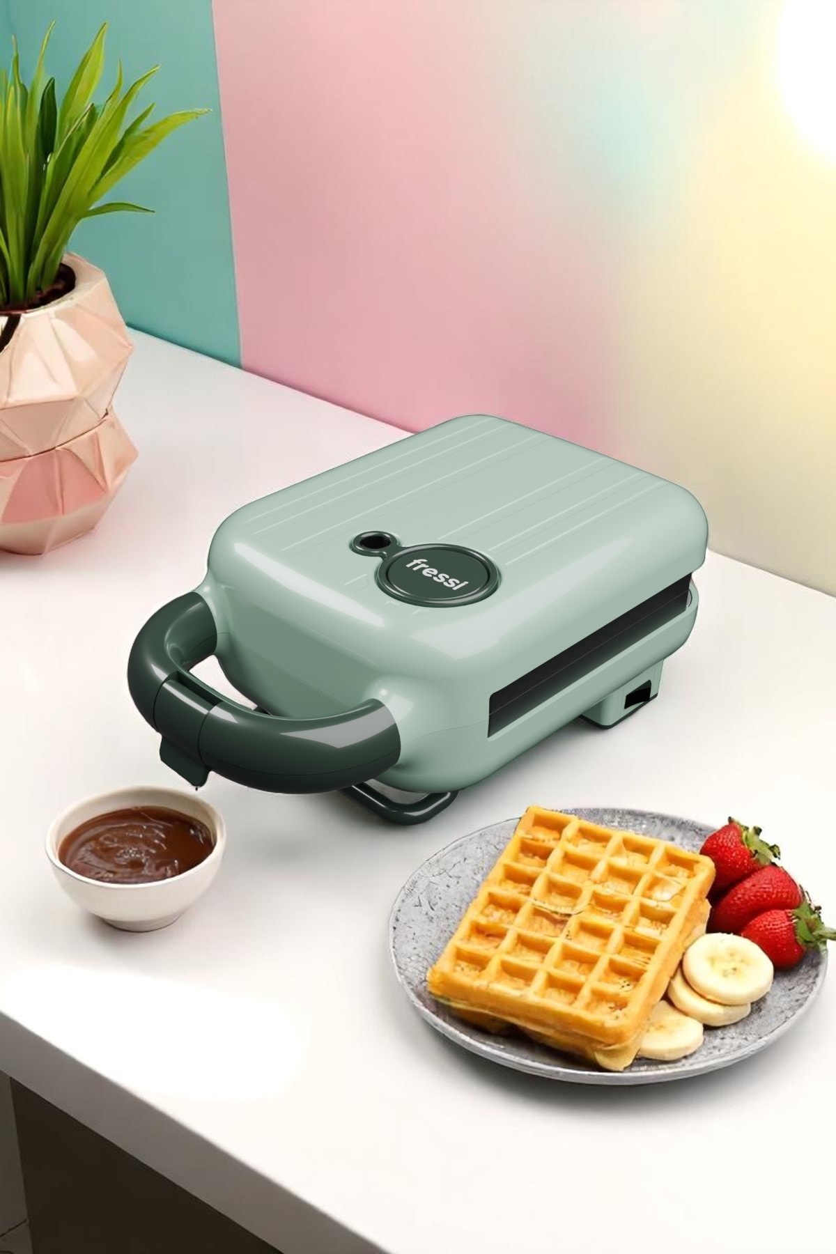 Çıkarılabilir Plakalı Tost ve Waffle Makinesi FR-TM33 PanFun