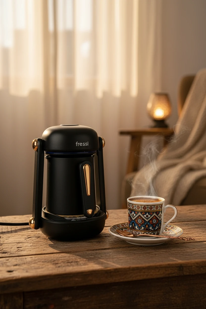 FR-TK205 İmpera Türk Kahve Makinesi 5 Fincan Kapasiteli Sesli Uyarı Sistemi