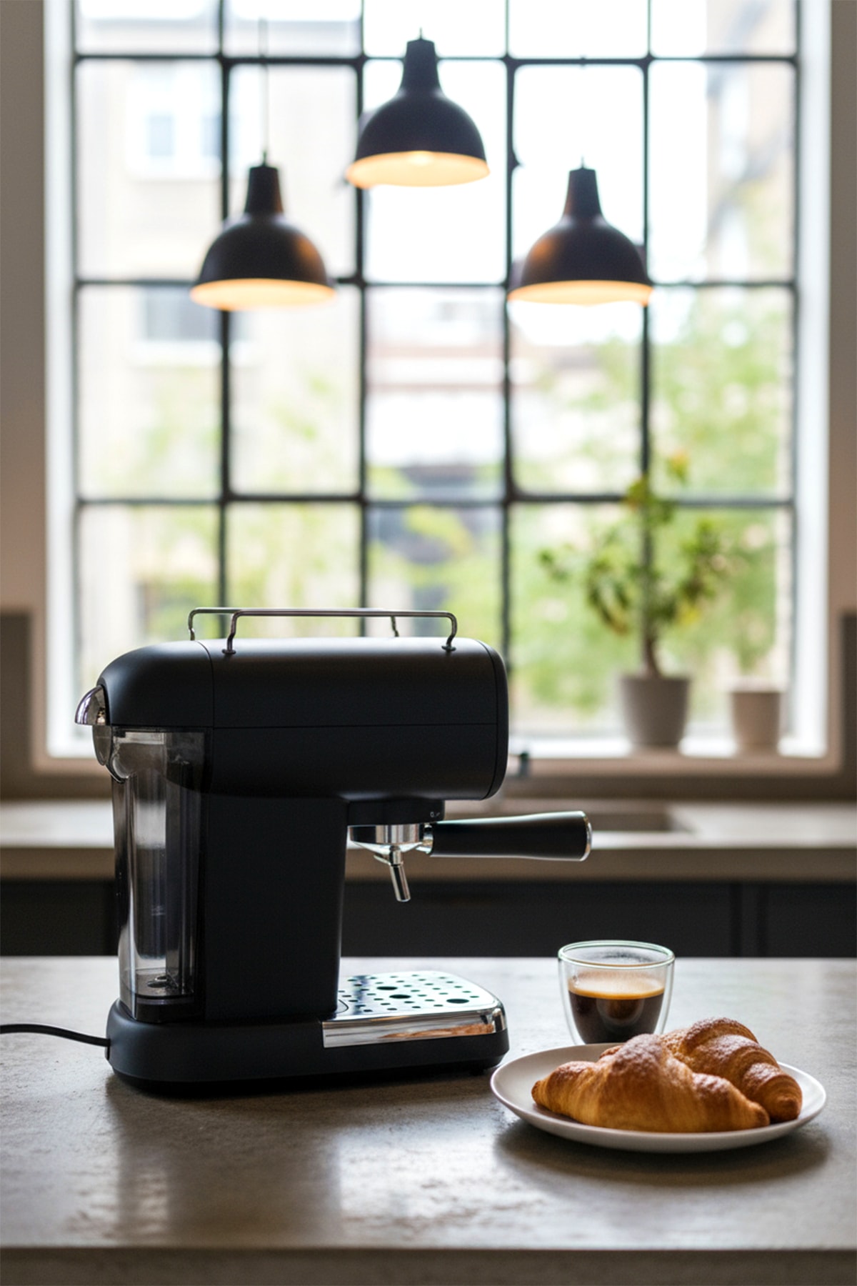 Espresso Latte Cappuccino Kahve Makinesi Süt Köpürtücülü 20bar Basınçlı FR-EM2214 Urban