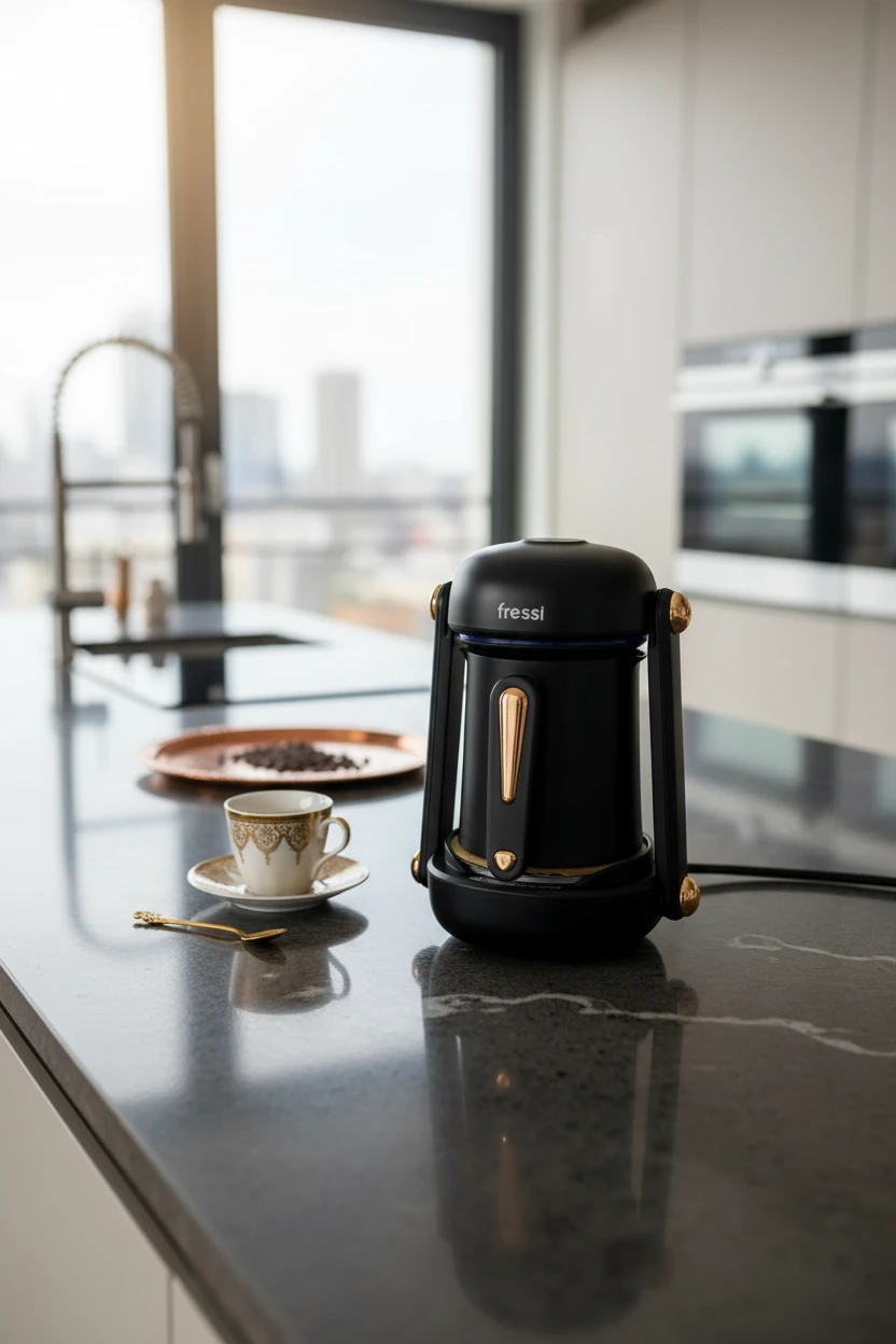 FR-TK205 İmpera Türk Kahve Makinesi 5 Fincan Kapasiteli Sesli Uyarı Sistemi