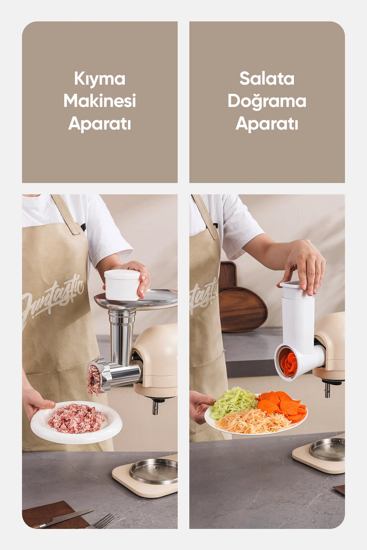 Tam Döküm Demir Hamur Yoğurma Makinesi Standlı Mikser Mutfak Şefi FR-SM2503 Allegro