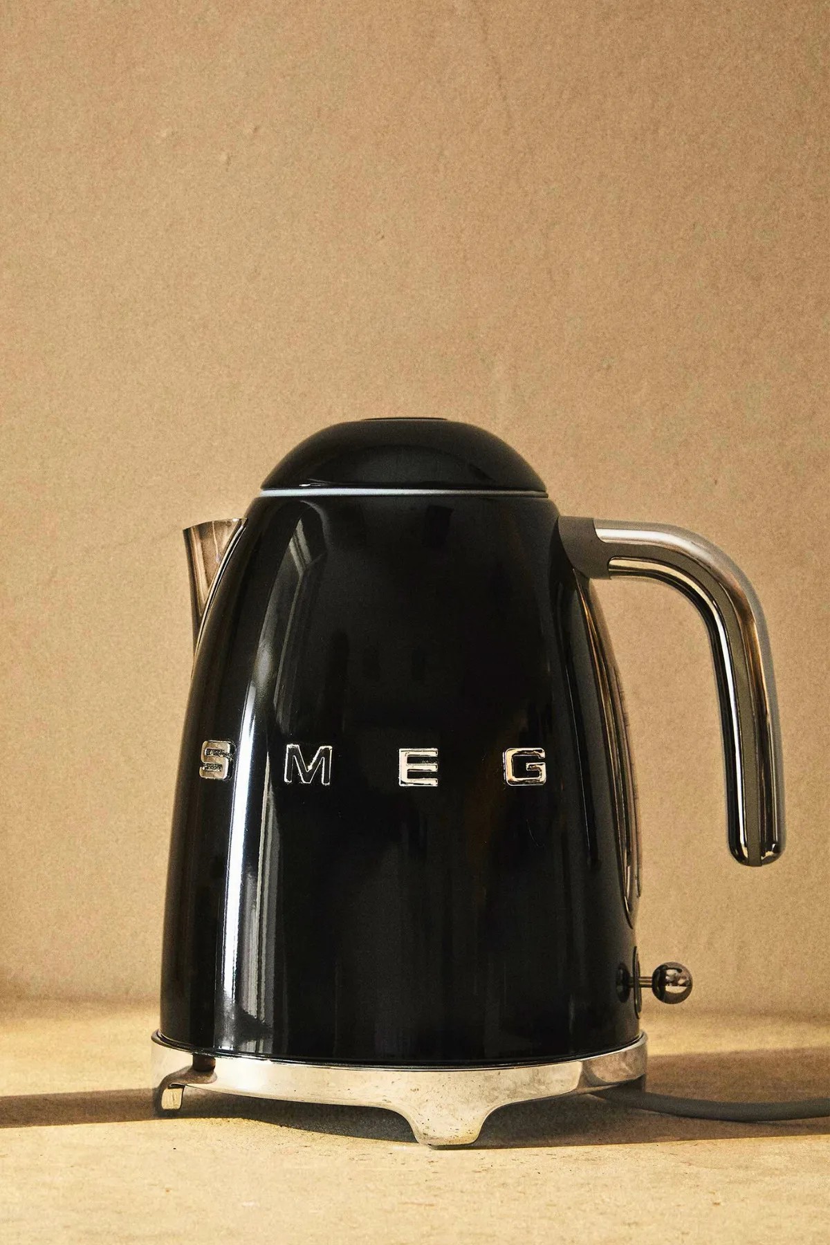 Smeg 50'S Style Retro Klf03bleu Siyah Kettle