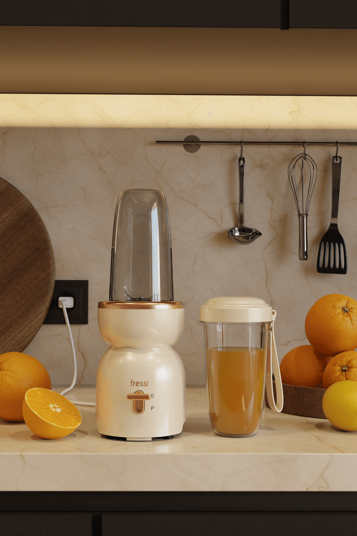 Öğütücülü Çift Şişeli Smoothie Blender Seti 400W FR-SBL21 İntenssio
