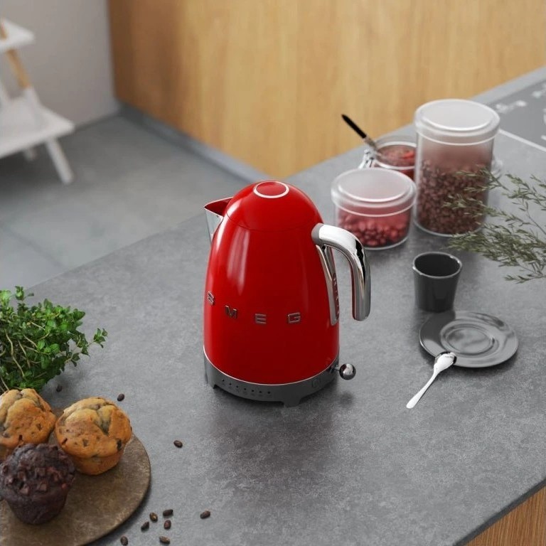 Smeg Isı Ayarlı Klf04rdeu Kırmızı Kettle