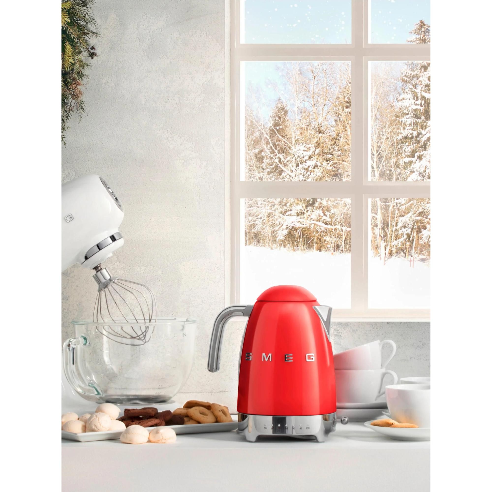 Smeg Isı Ayarlı Klf04rdeu Kırmızı Kettle