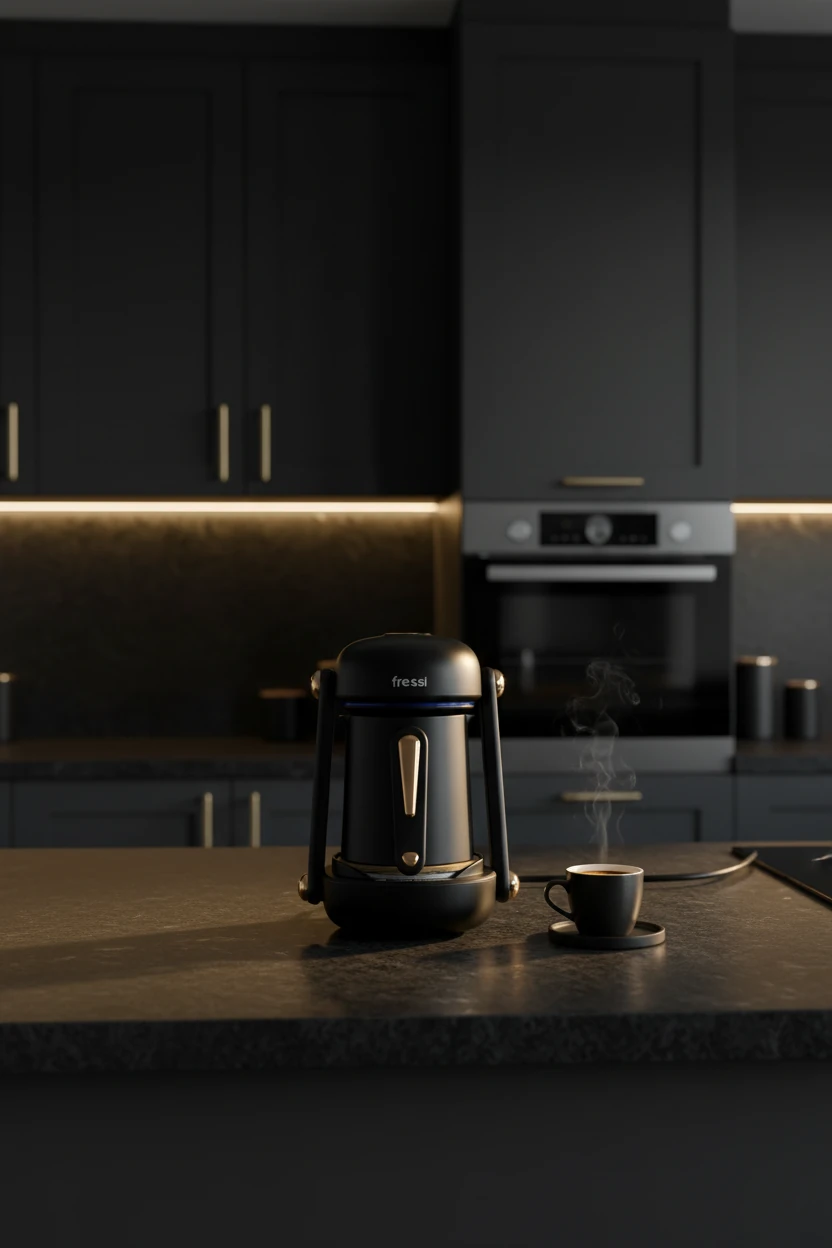 FR-TK205 İmpera Türk Kahve Makinesi 5 Fincan Kapasiteli Sesli Uyarı Sistemi