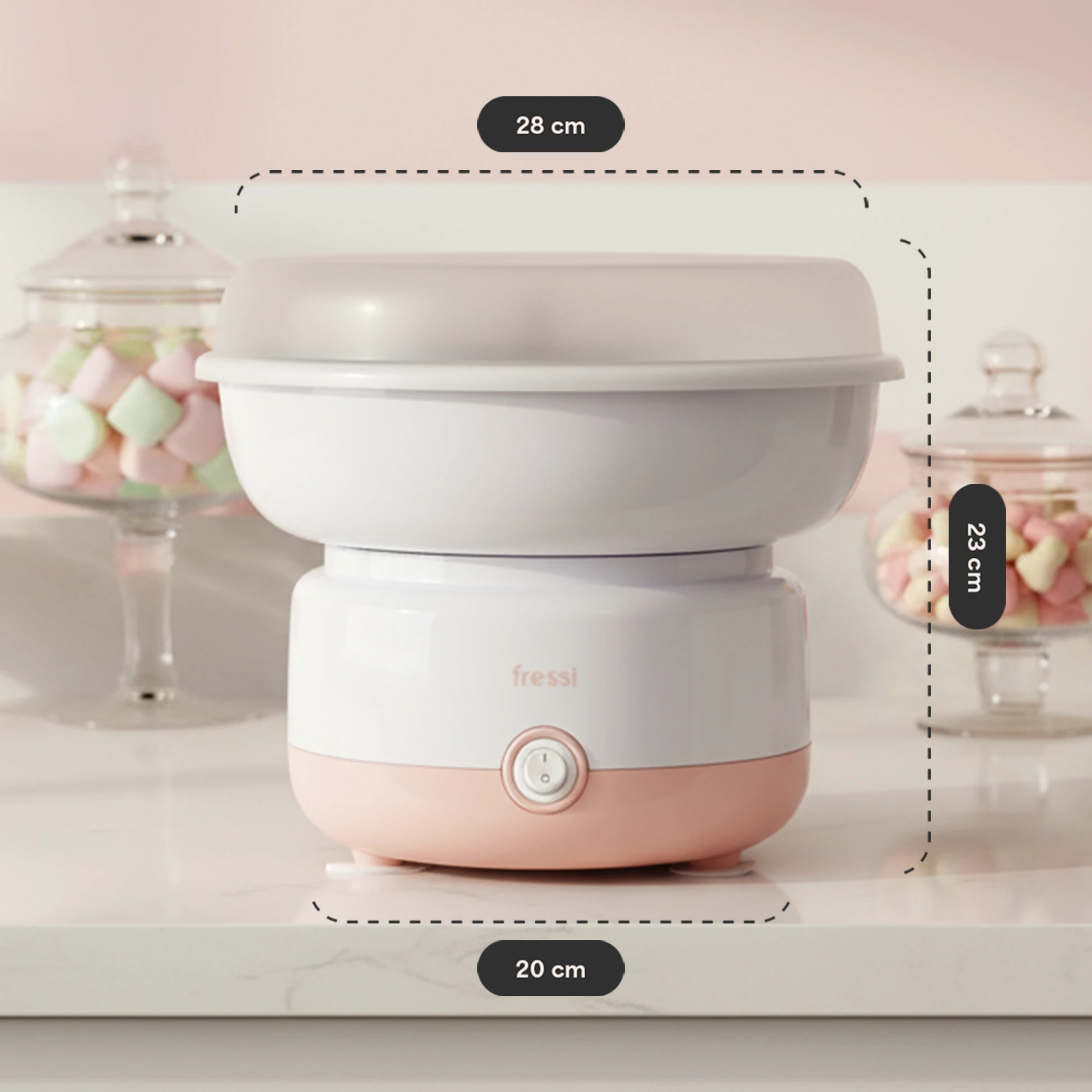 Çelik Hazneli 500W Pamuk Şeker Makinesi FR-PM01 CottoFun