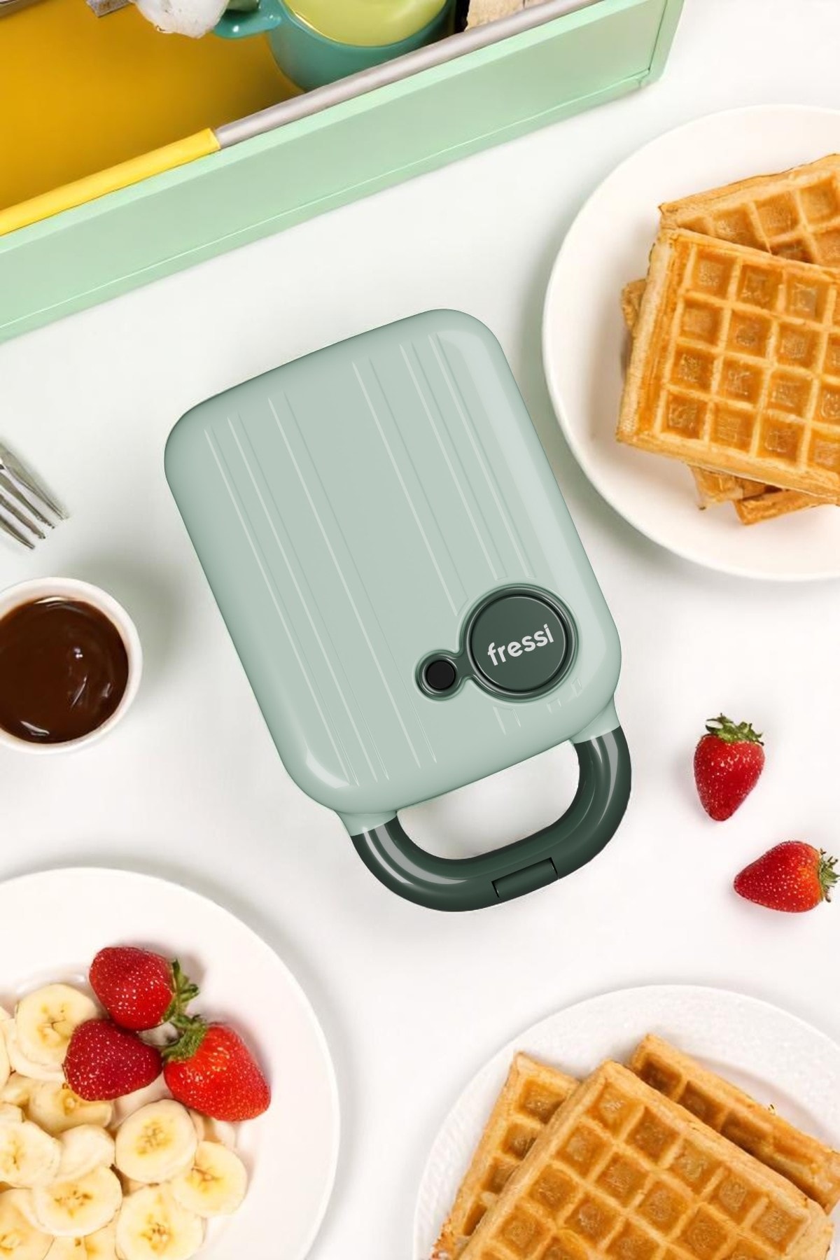 Çıkarılabilir Plakalı Tost ve Waffle Makinesi FR-TM33 PanFun