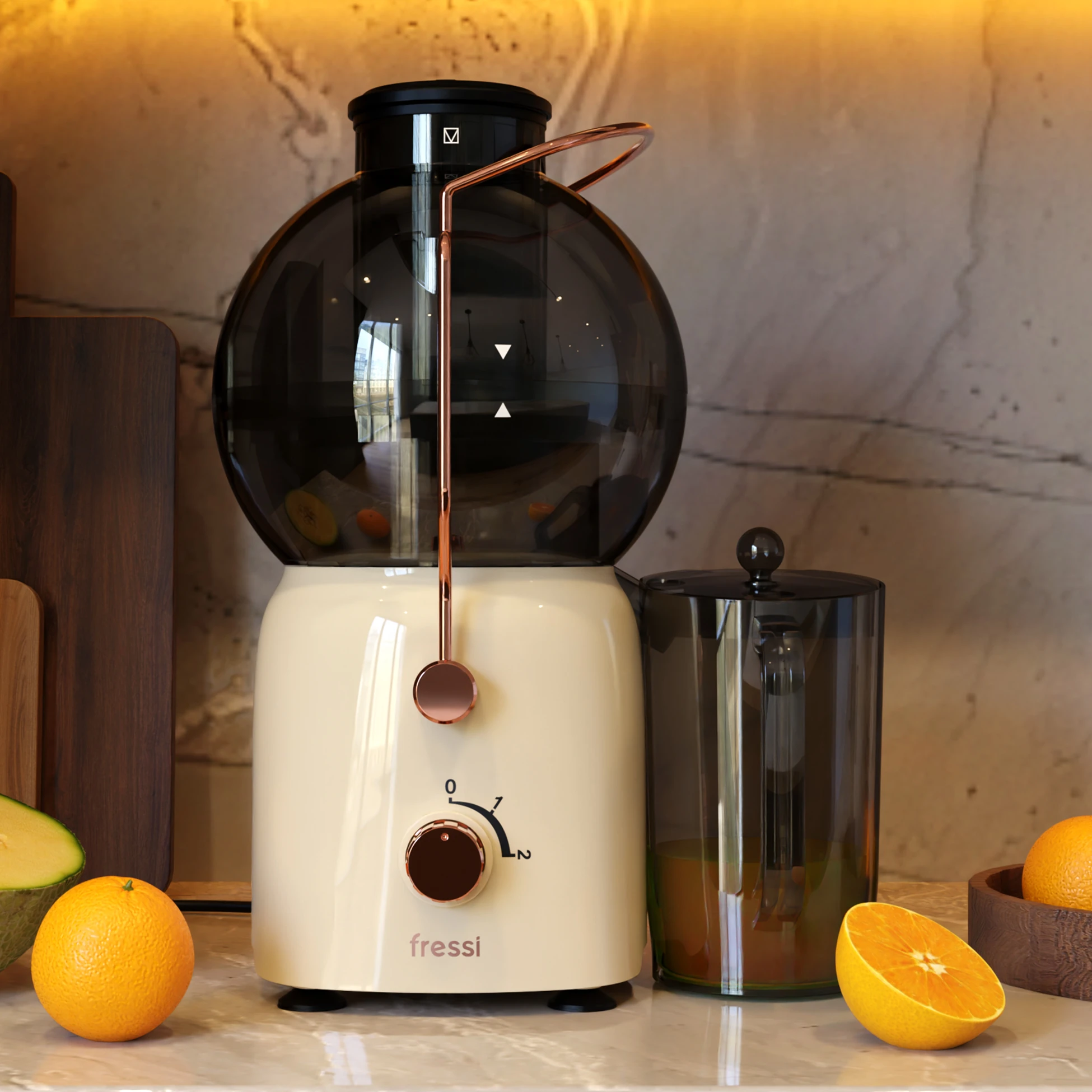 Katı Meyve Sıkacağı Hız Ayarlı 1,2L 800W FR-KM01 Essenza