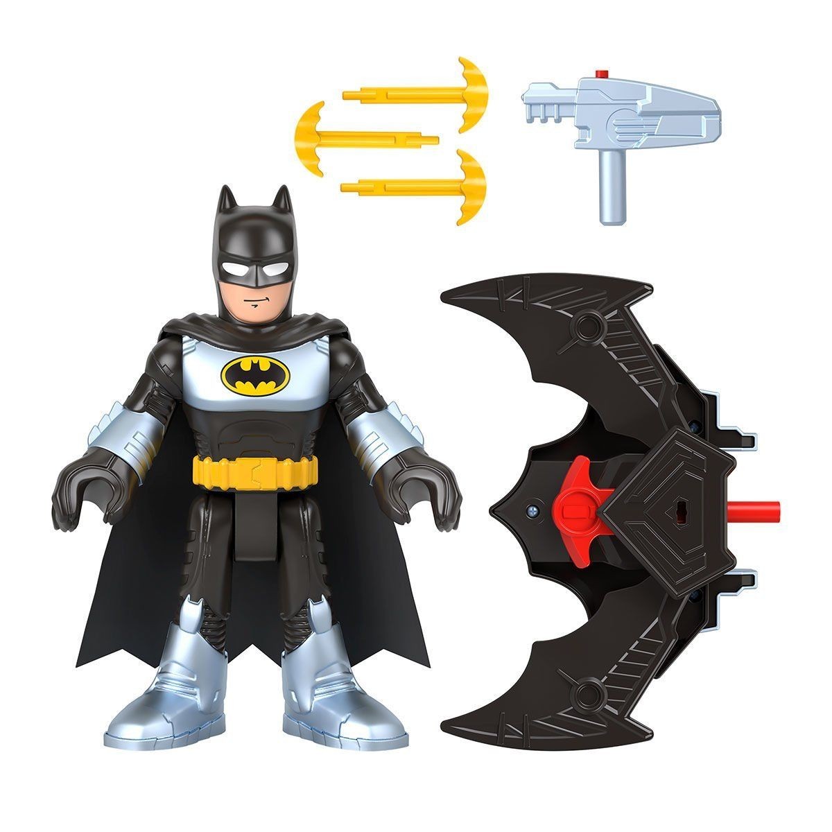 Hvy12 Imaginext Dc Super Friends Batglider Ve Batman