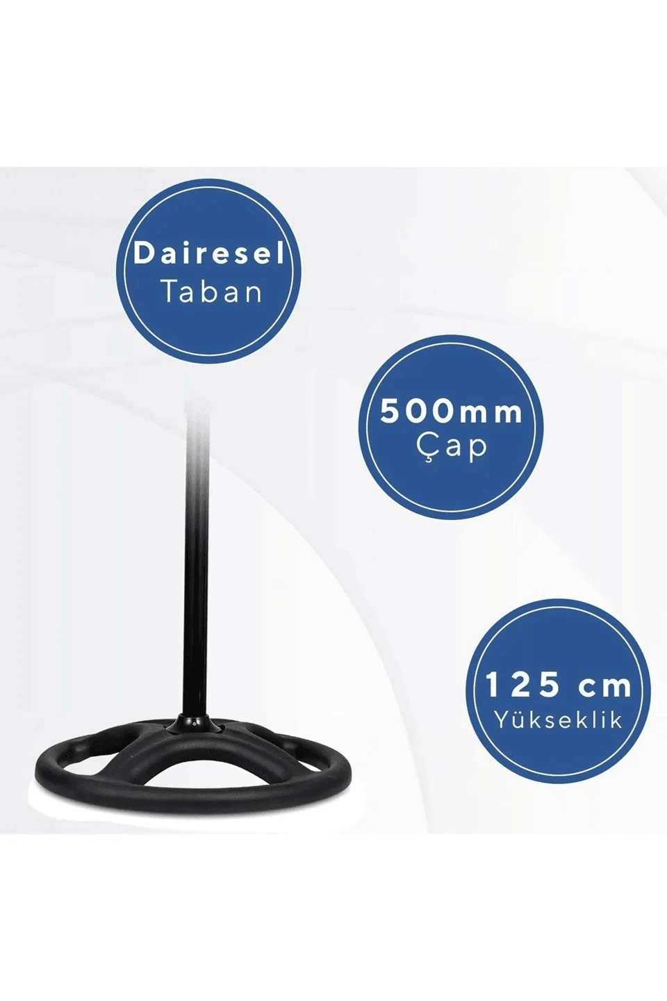 5 Metal Kanatlı Soğutucu Vantilatör Pervane 3 Kademe Hız Kontrol 18’’inch - 80w