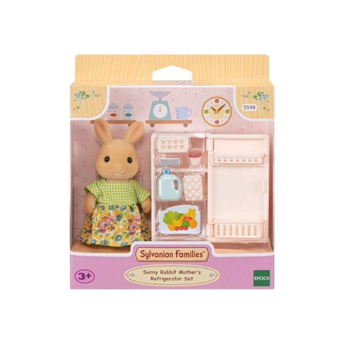 5548 Sylvanian Families Sunny Tavşan Anne Ve Buzdolabı Seti +3 Yaş