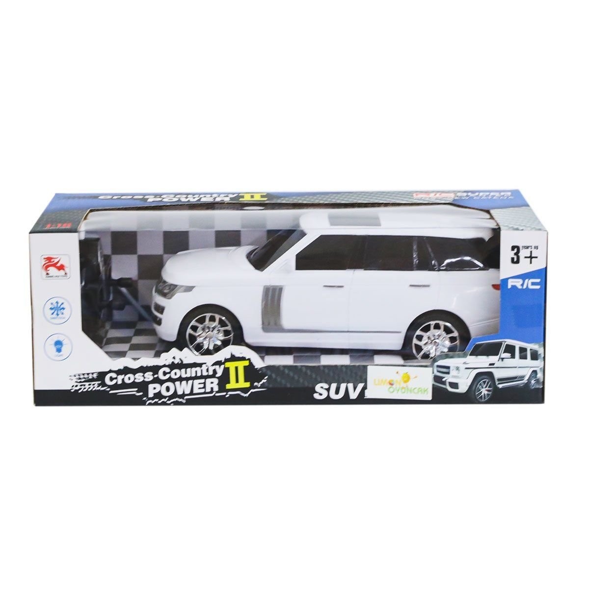 8578-2a Kumandalı Şarjlı Jeep Cross Country -limon Oyuncak