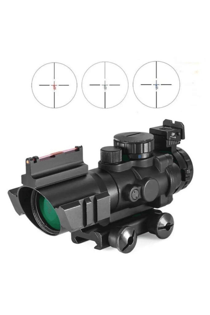 Spıke 4x32 Kırmızı Işıklı Tüfek Dürbünü 4x32