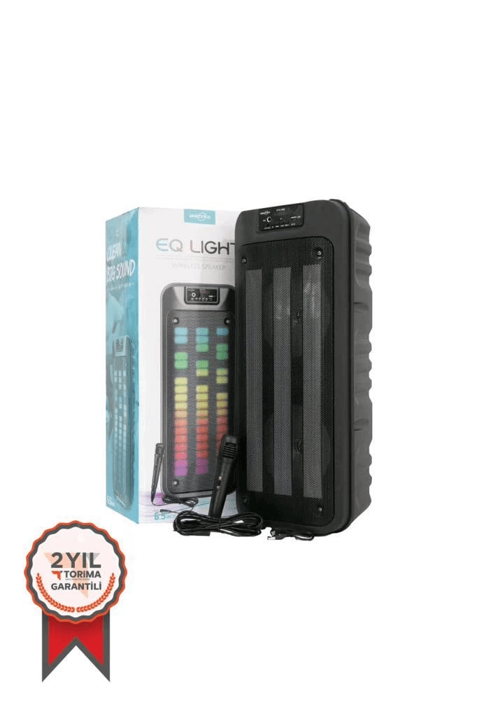 Gts-1852 Taşınabilir Rgb Ledli Bluetooth Hoparlör Usb-tf Siyah