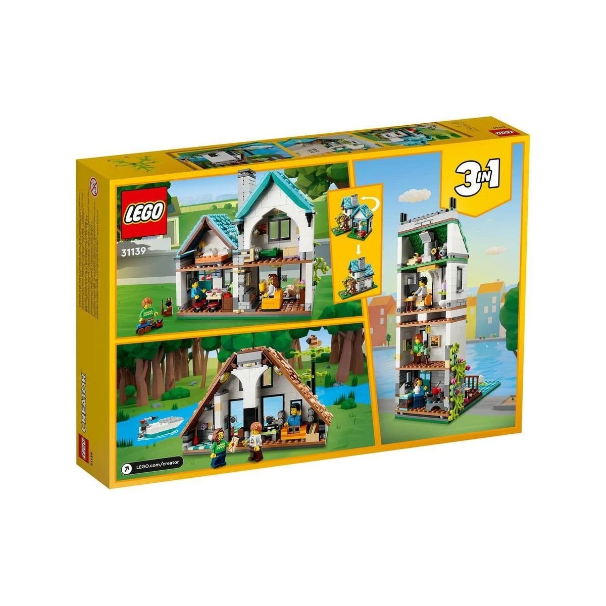 31139 Lego Creator 3in1 - Cozy House 808 Parça +8 Yaş