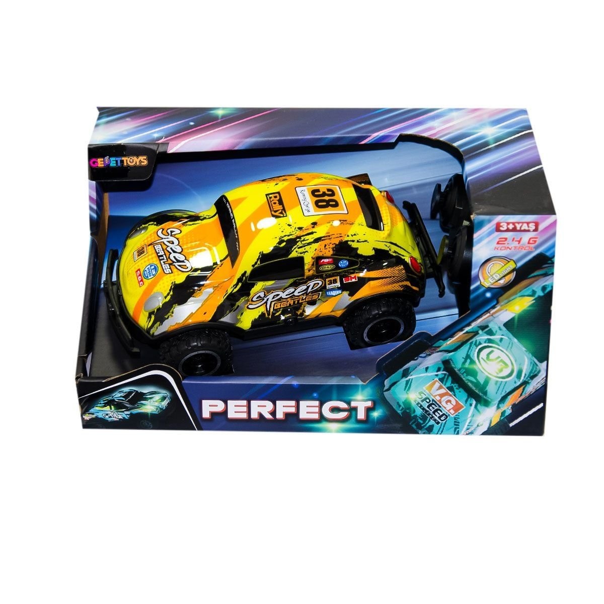 Uj99-y240 1 :20 2 :4ghz Kontrol Şarjlı Full Led Işıklı Arazi Aracı - Gepettoys