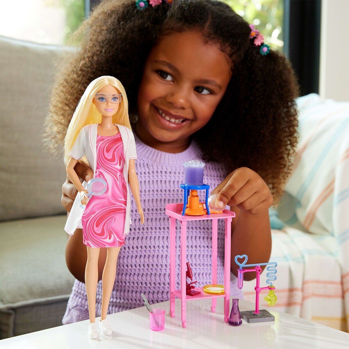Jcr70 Barbie Kariyer Oyun Setleri - Bilim Uzmanı Ve Aksesuarları