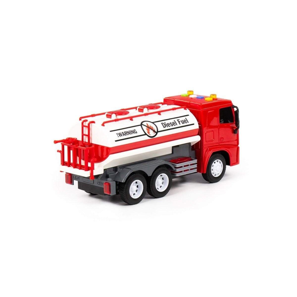 96296 City-2 Sürtmeli V2 Tanker Işıklı Ve Sesli Kırmızı Kabin Kutuda - Polesie
