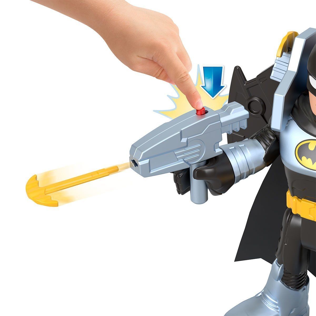 Hvy12 Imaginext Dc Super Friends Batglider Ve Batman