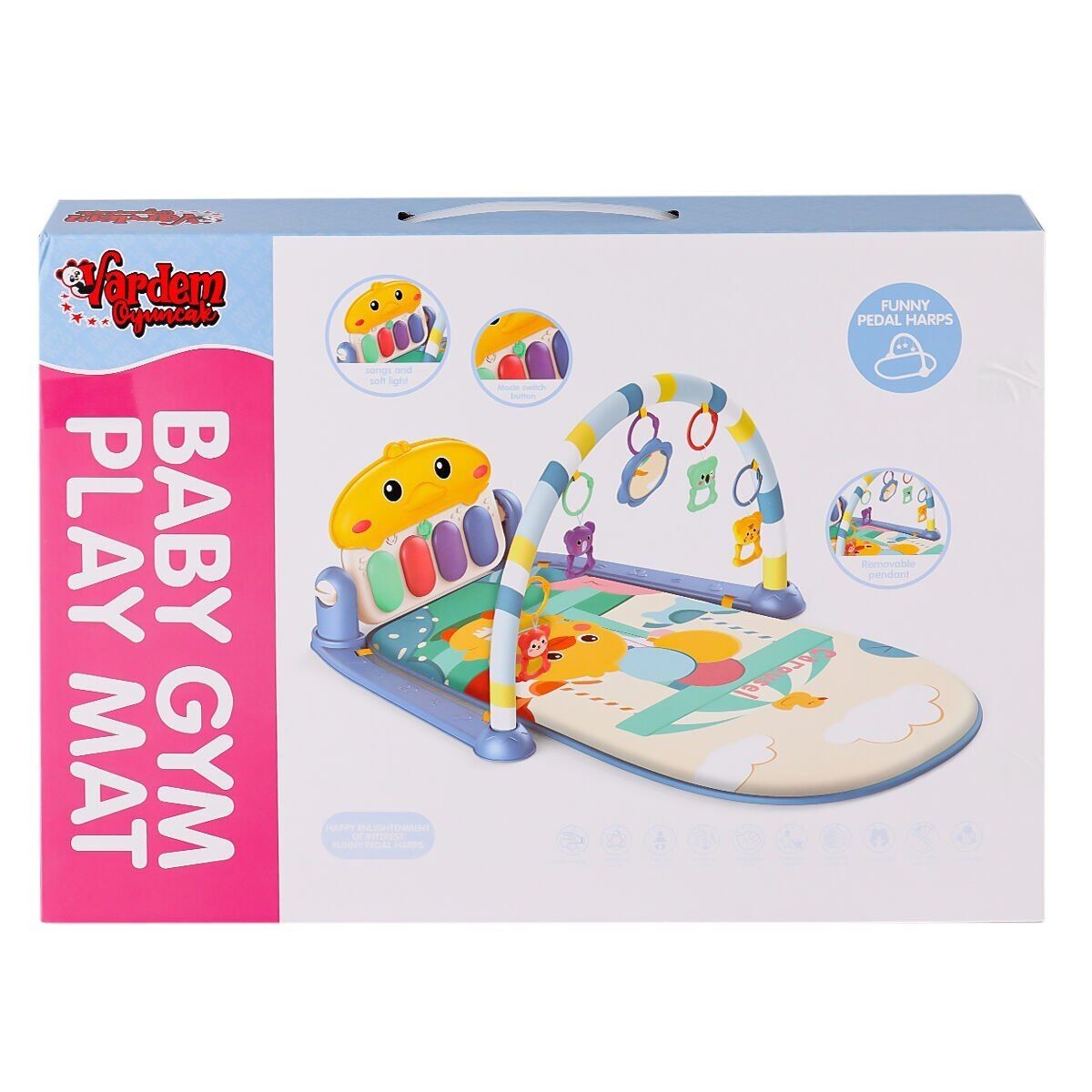 Bıb-698-93-94 Pianolu Ördek Bebek Oyun Halısı