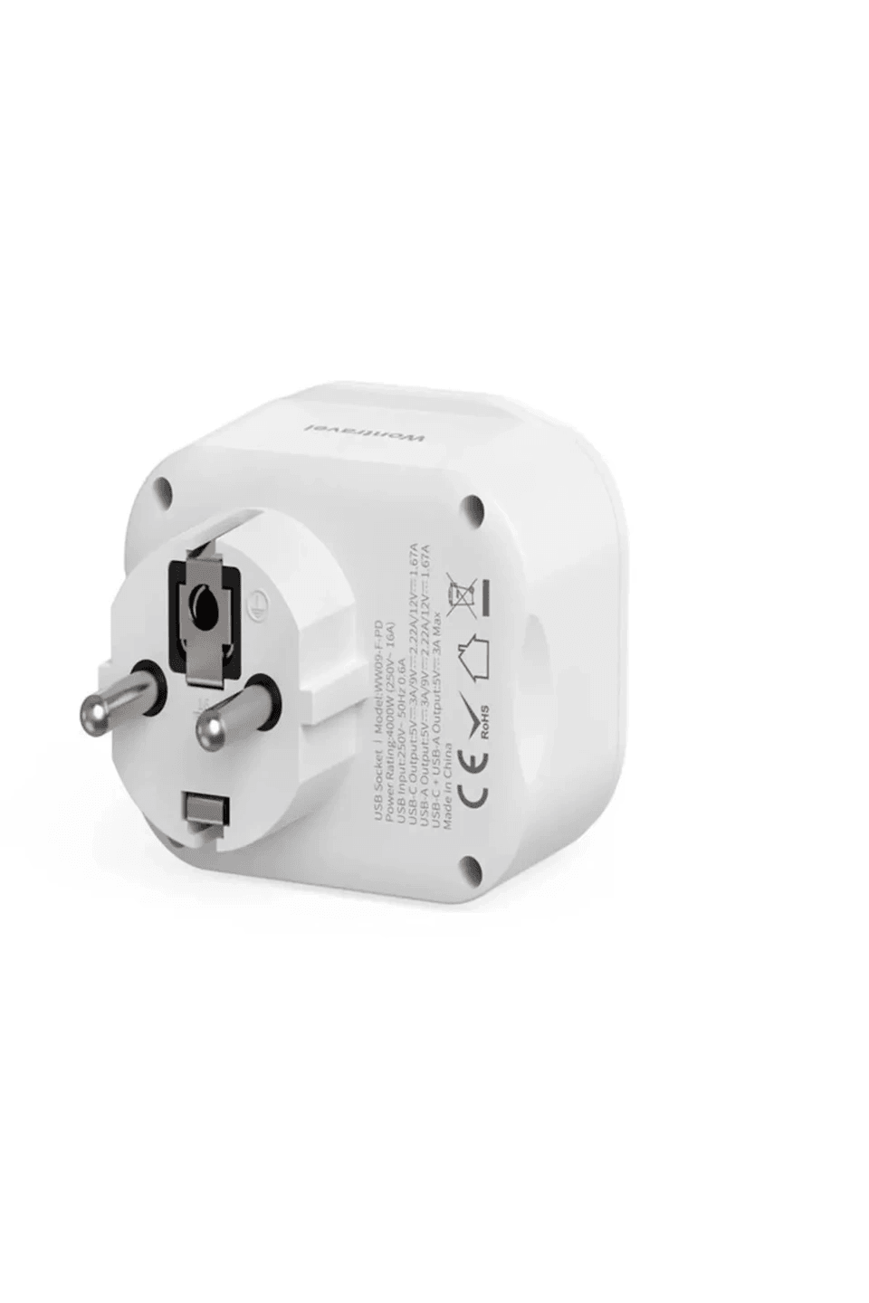 Ac-115 2500w 3.4a 2usb 1type-c 1soket Akım Korumalı Şarj Adaptörü Priz Çoğaltıcı