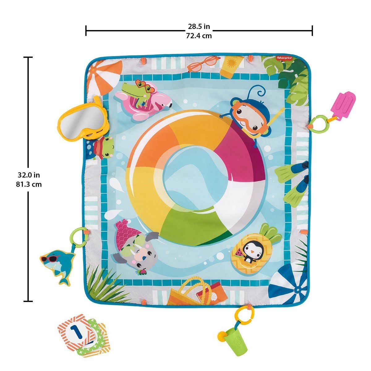 Grr44 Fisher-price® Havuz Keyfi Oyun Minderi